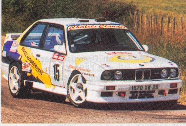 Courdier/Lepeule, troisi�mes et vainqueurs du challenge BMW